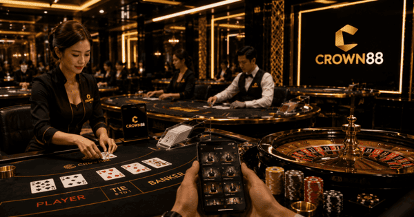 Crown88 live dealer games Singapore casino tables